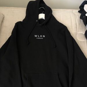 Black WLKN size Large hoodie MEN